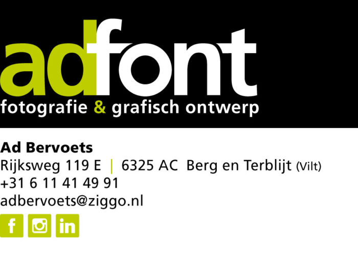 Visitekaartje AdFont